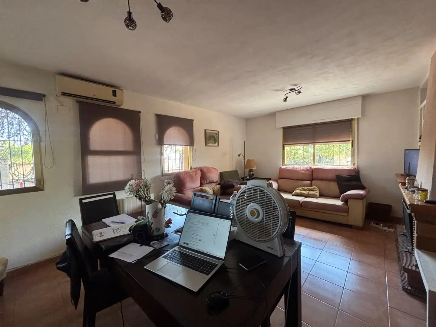 Sala de estar de Casa adosada en venta en Mutxamel