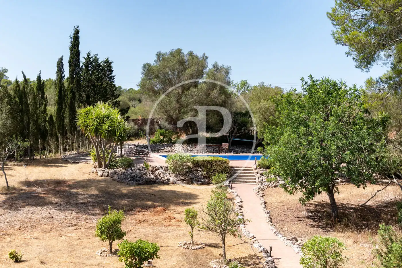 Garden of Houses for sale in Algaida  with Air Conditioner, Heating and Private garden