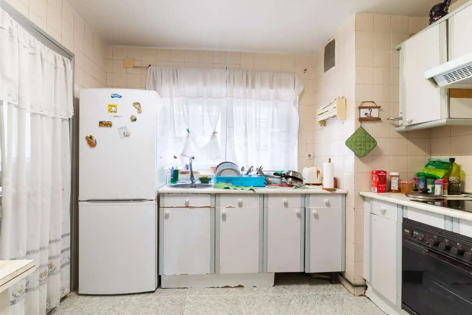 Cocina de Piso en venta en Madrid con Terraza y Amueblado