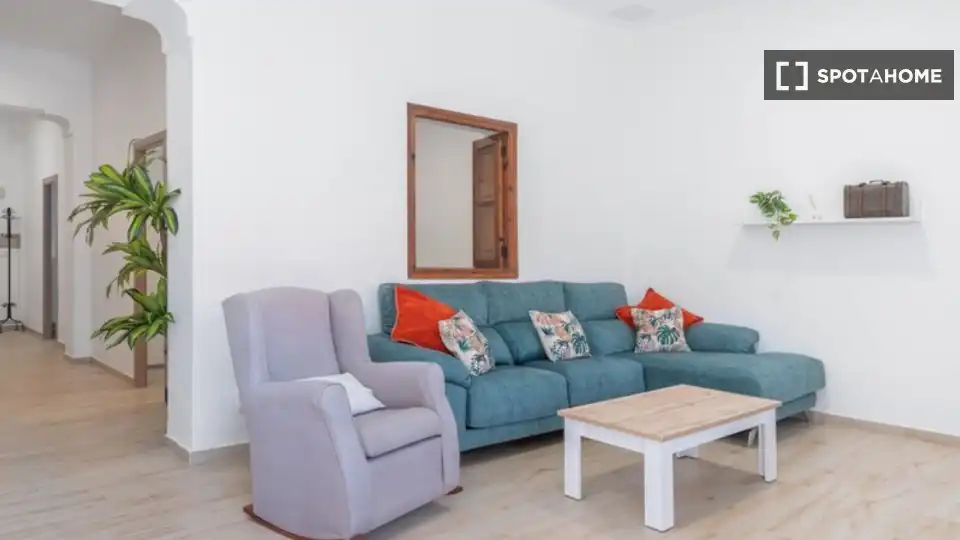 Sala de estar de Piso de alquiler en Alzira con Aire acondicionado, Calefacción y Amueblado