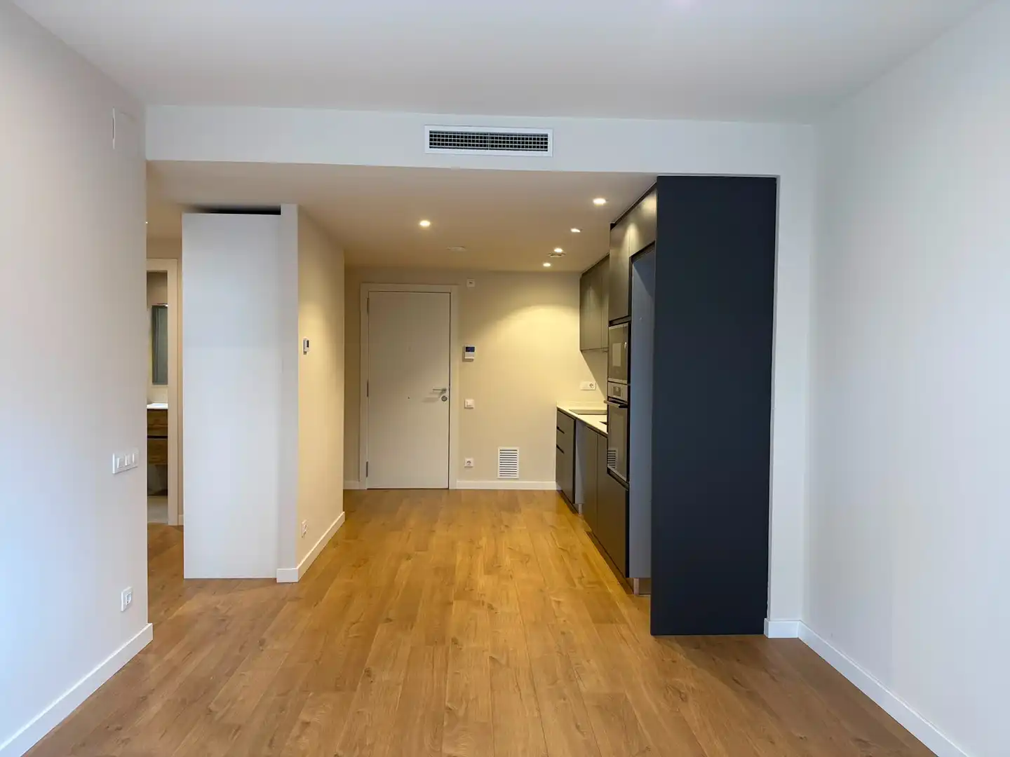 Cuina de Planta baixa de lloguer en La Garriga amb Aire condicionat, Parquet i Terrassa