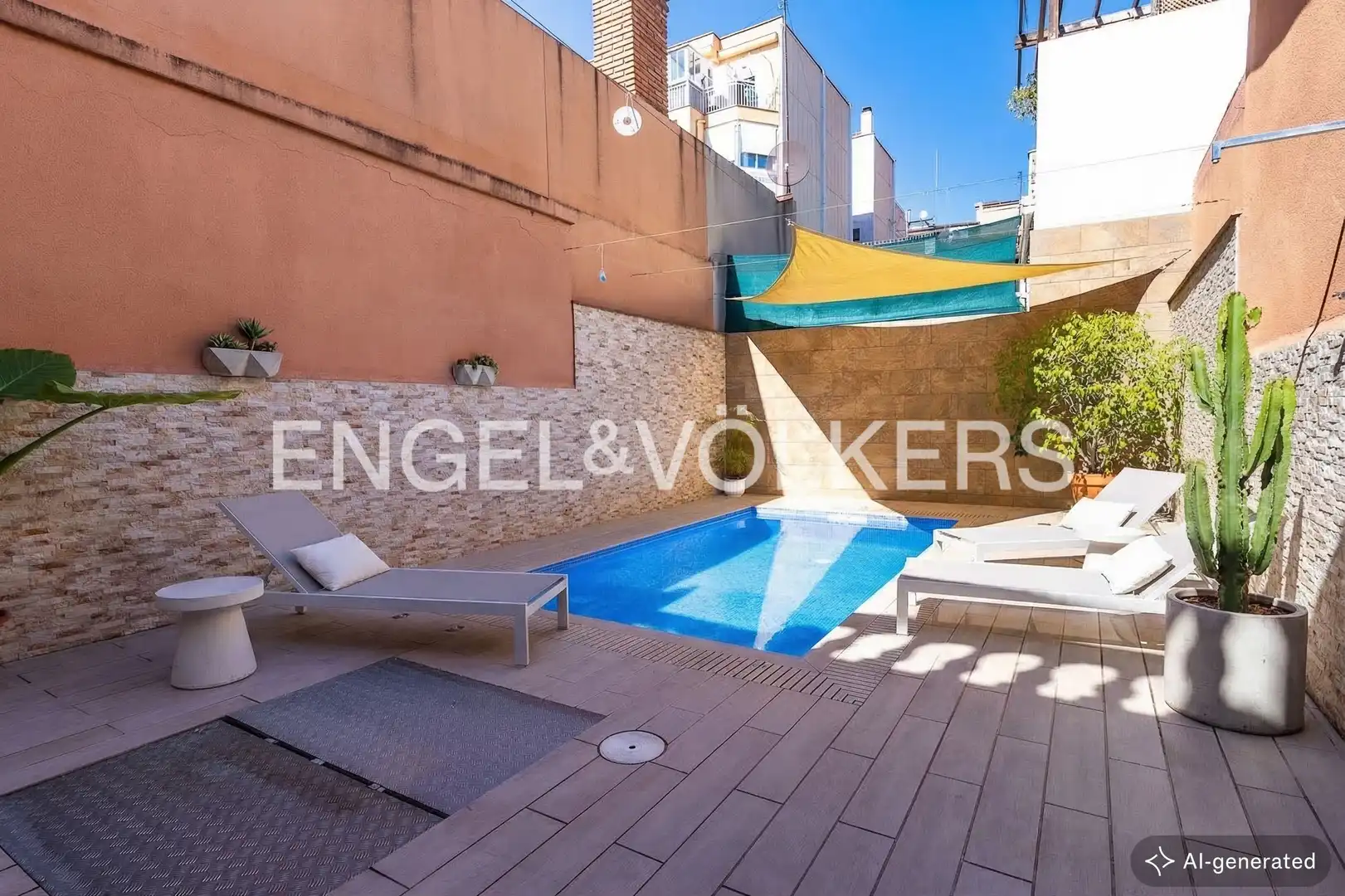 Piscina de Casa o xalet en venda en Barcelona amb Aire condicionat, Calefacció i Parquet