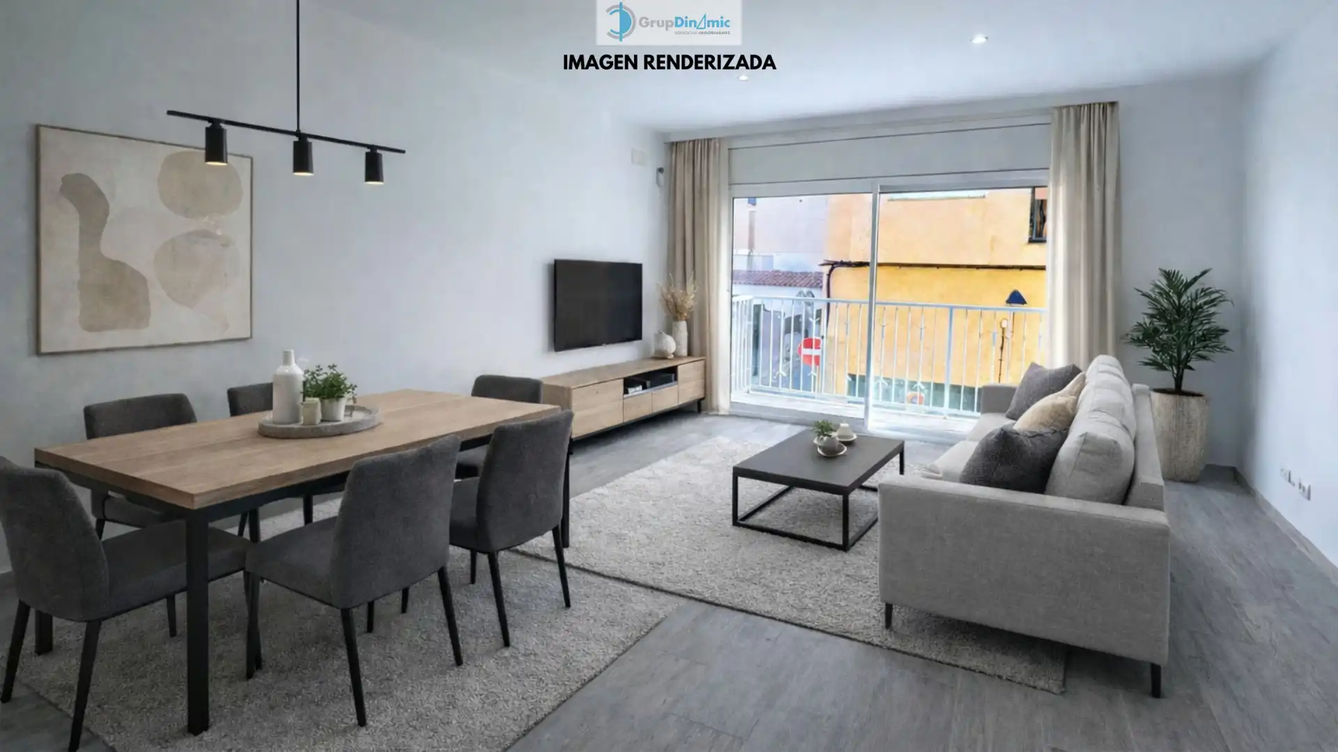 Sala d'estar de Pis en venda en Palamós amb Aire condicionat, Parquet i Balcó