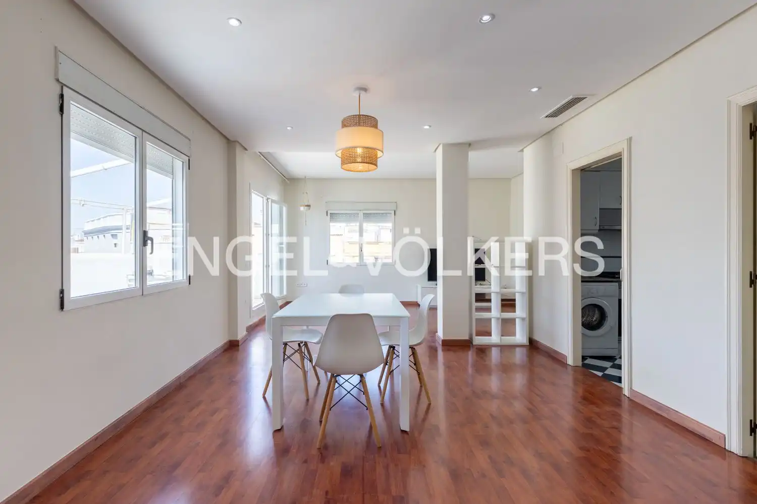 Comedor de Ático de alquiler en Valencia con Aire acondicionado, Calefacción y Parquet