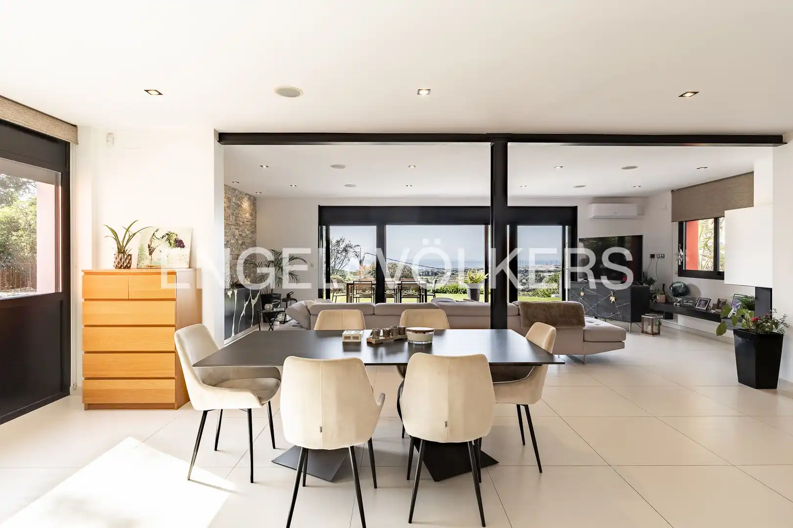 Dining room of Houses for rent in Cabrils  with Air Conditioner, Heating and Private garden