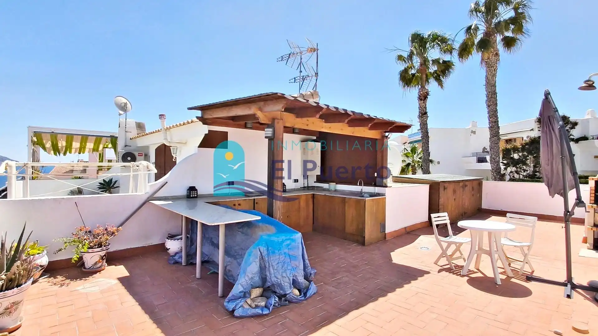 Terrasse von Dachboden zum Verkauf in Mazarrón mit Klimaanlage, Heizung und Terrasse