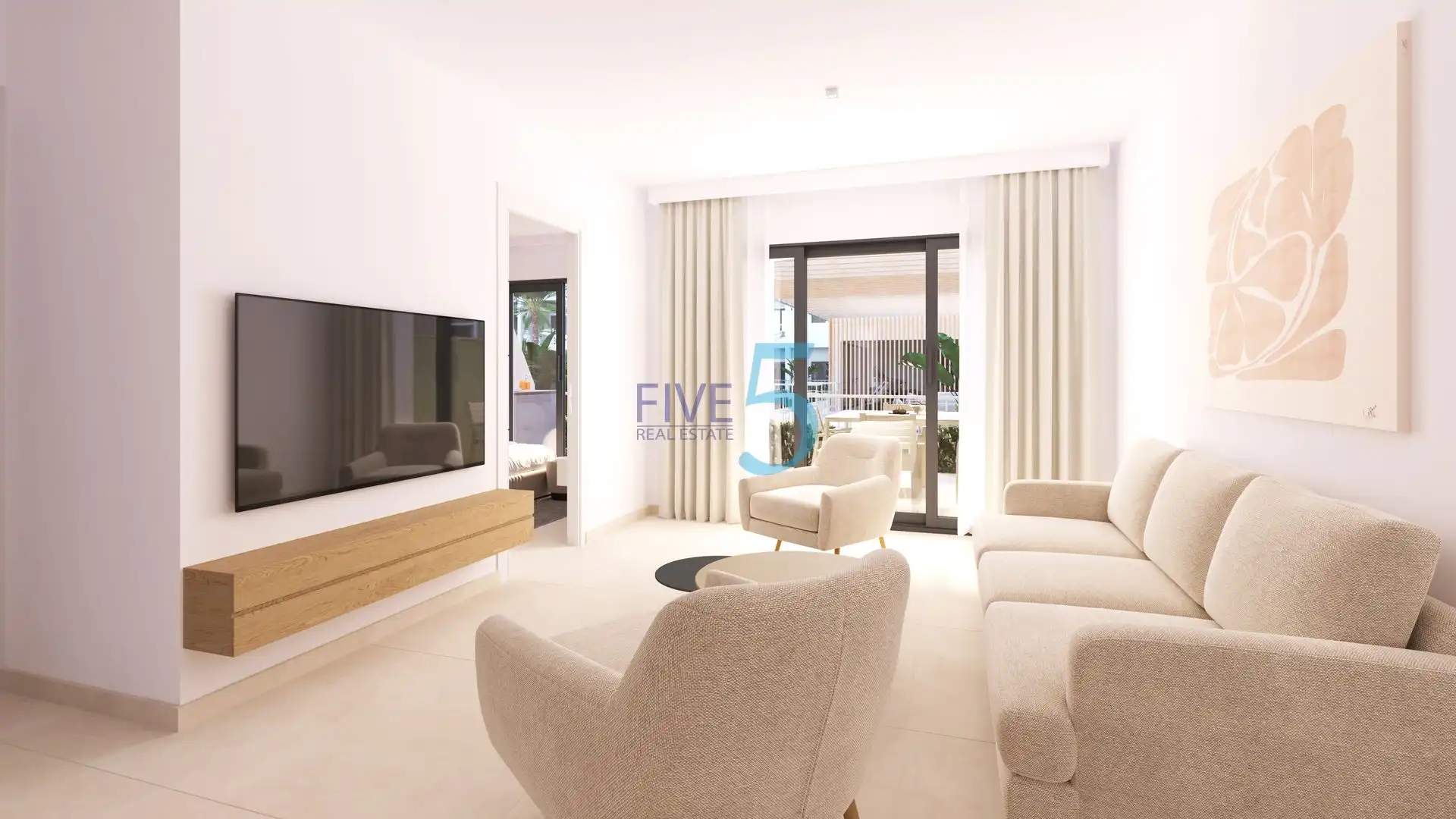 Living room of Flat for sale in San Cayetano