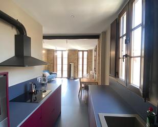 Kitchen of Flat to rent in  Valencia Capital  with Air Conditioner, Terrace and Balcony