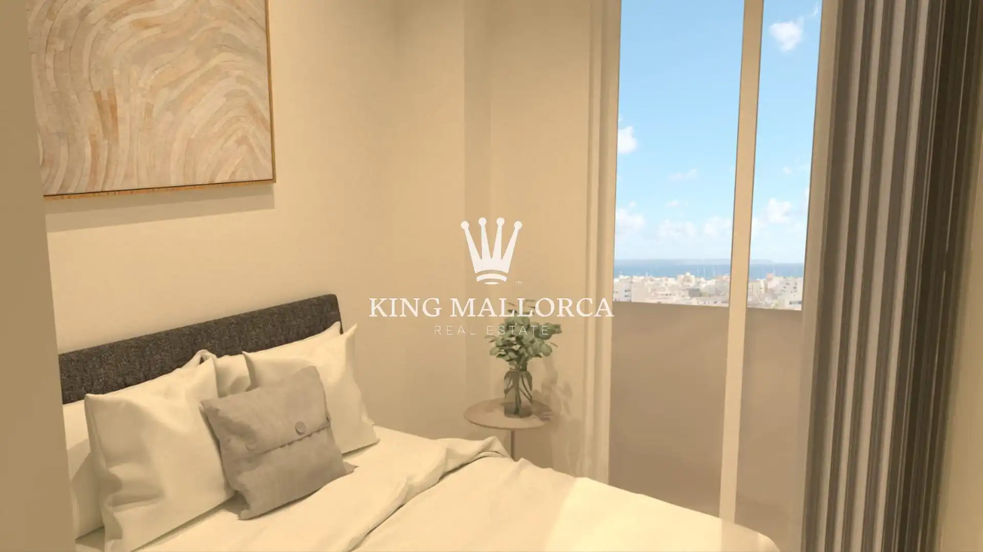 Bedroom of Apartments for sale in  Palma de Mallorca  with Air Conditioner, Heating and Terrace