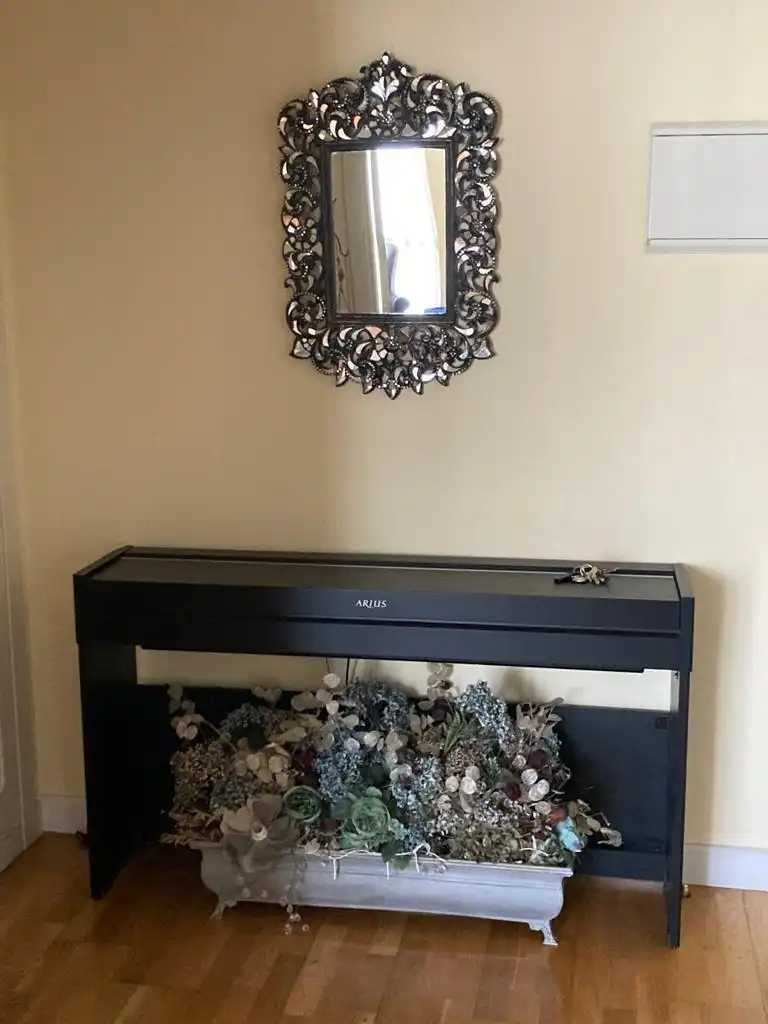 Living room of Flat for rent in Madrid  with Air Conditioner, Heating and Parquet flooring