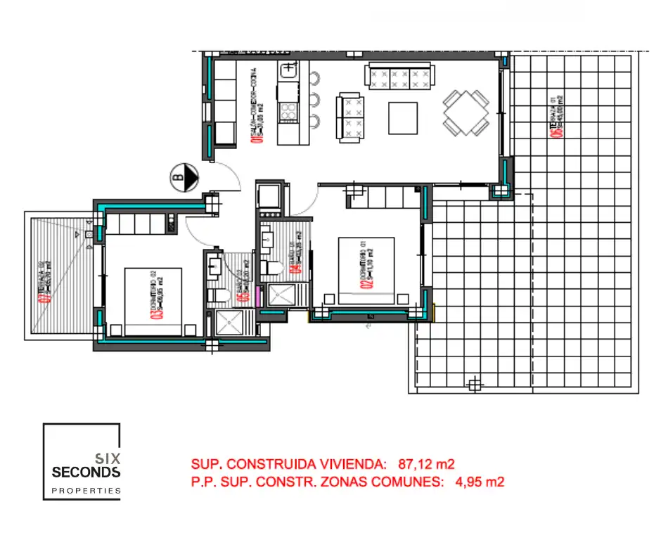Apartamento con piscina en venta en Nueva Torrevieja - Aguas Nuevas, imagen 25