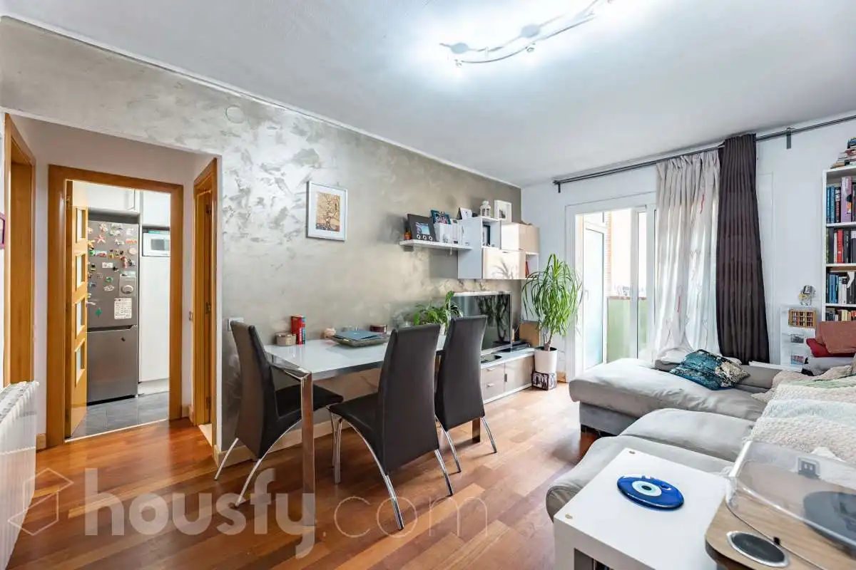 Sala de estar de Piso en venta en  Barcelona Capital con Aire acondicionado, Calefacción y Amueblado