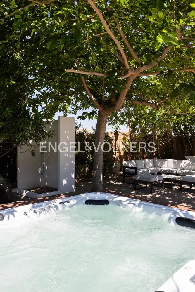Terrace of Houses for rent in Alboraya  with Air Conditioner, Heating and Private garden