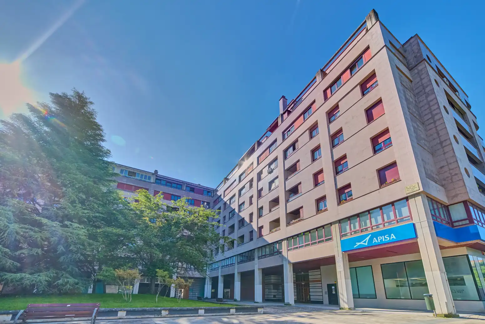 Vista exterior de Piso en venta en  Pamplona / Iruña con Calefacción, Parquet y Terraza