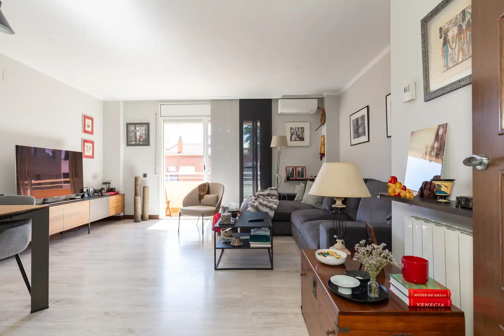 Living room of Attic for sale in Sant Joan Despí  with Air Conditioner, Heating and Terrace