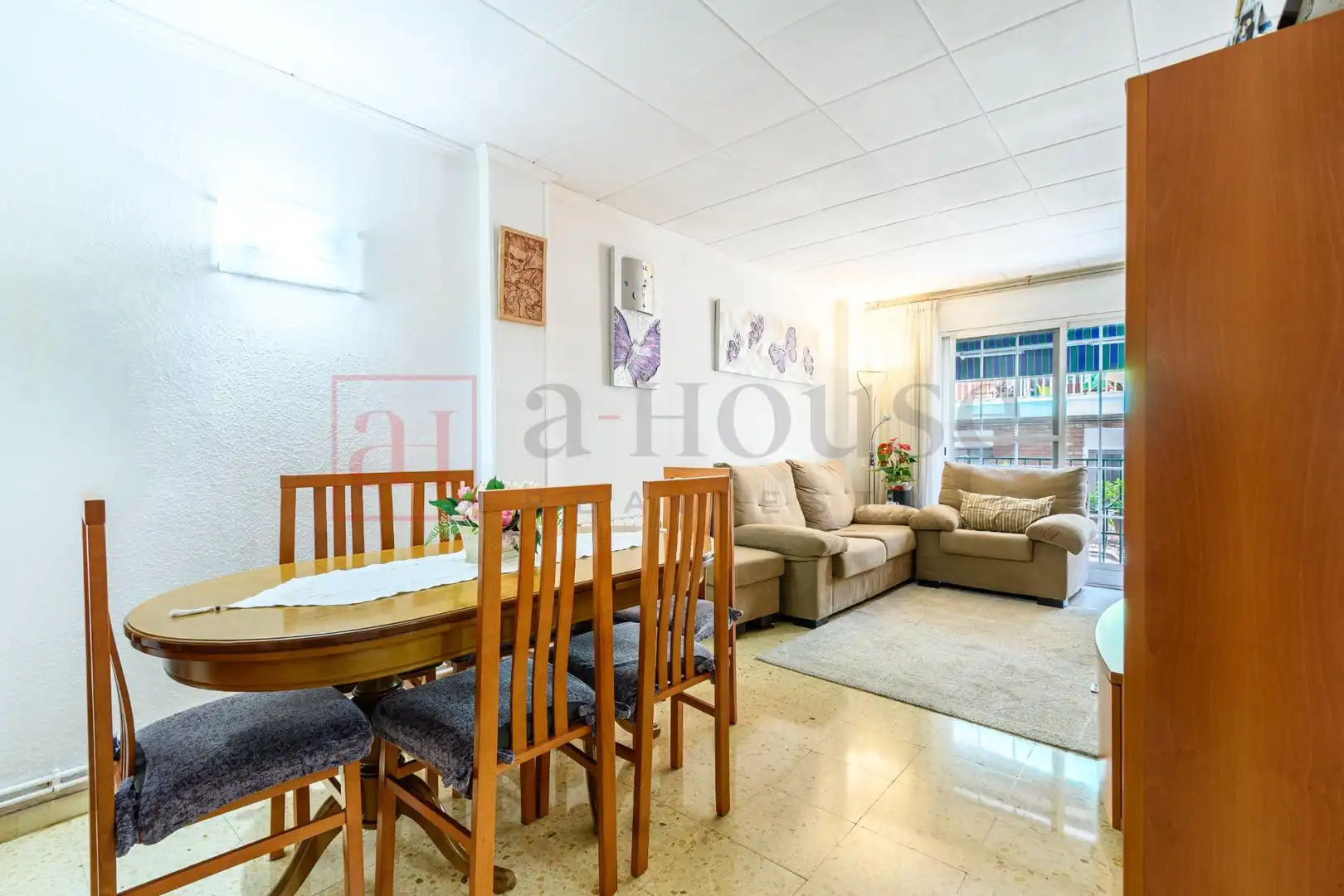 Sala de estar de Piso en venta en Barcelona con Aire acondicionado, Calefacción y Terraza