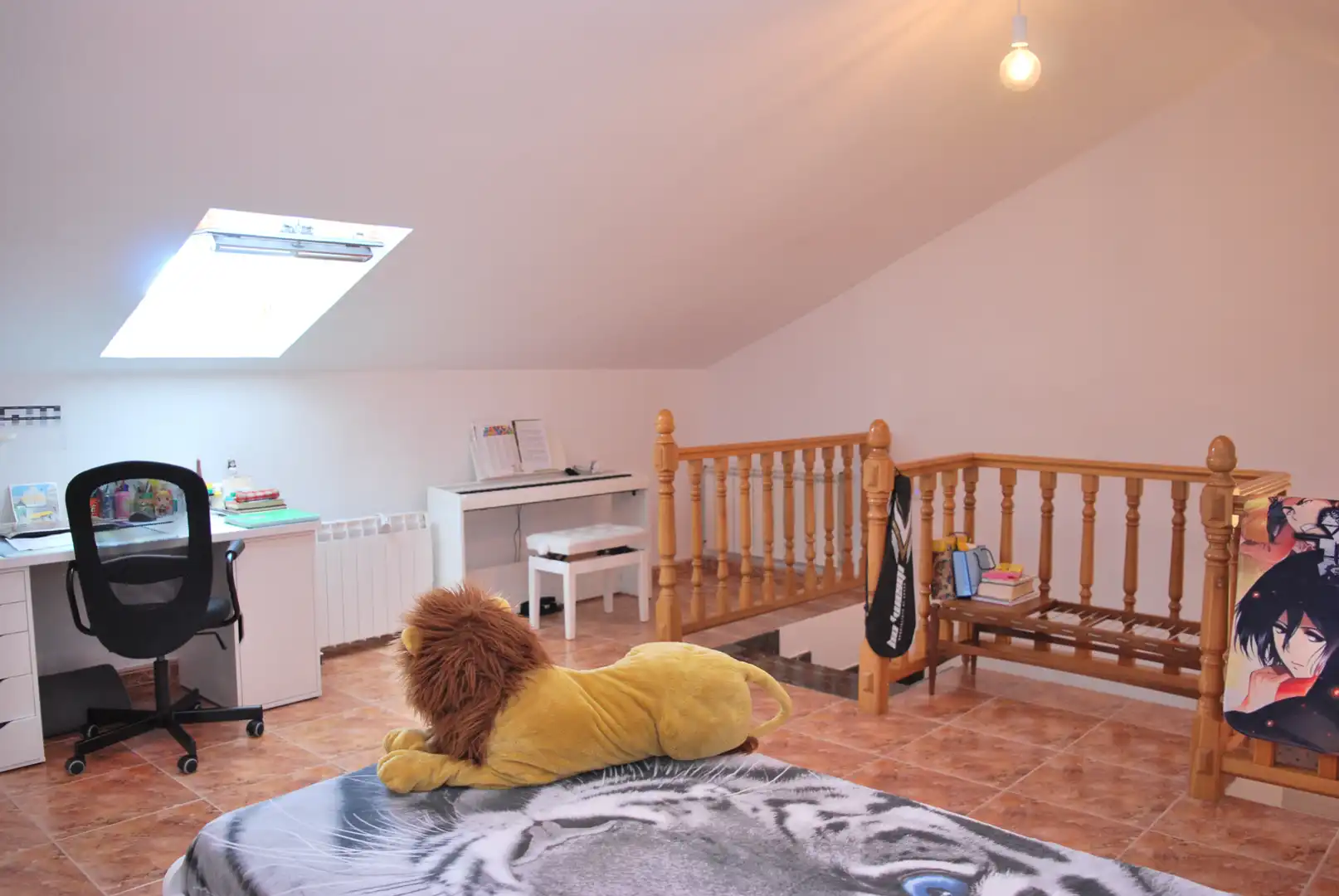 Schlafzimmer von Einfamilien-Reihenhaus zum Verkauf in Valdemorillo mit Privatgarten, Terrasse und Abstellraum