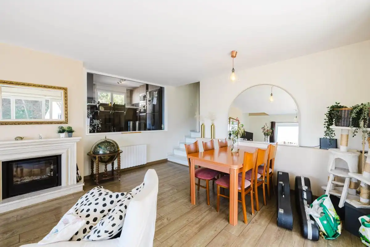 Dining room of Houses for sale in Málaga  with Air Conditioner, Heating and Private garden