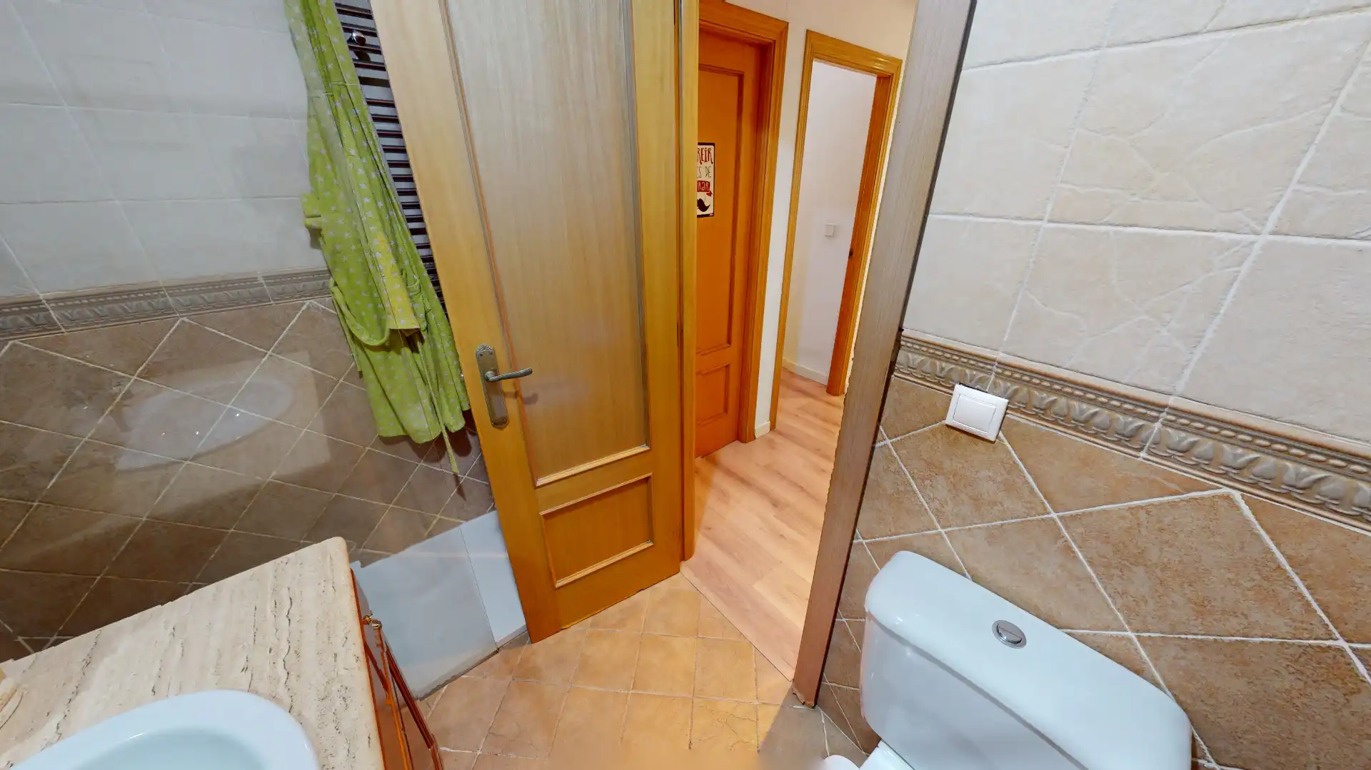 Badezimmer von Wohnung zum Verkauf in Sant Joan d'Alacant mit Klimaanlage und Ofen
