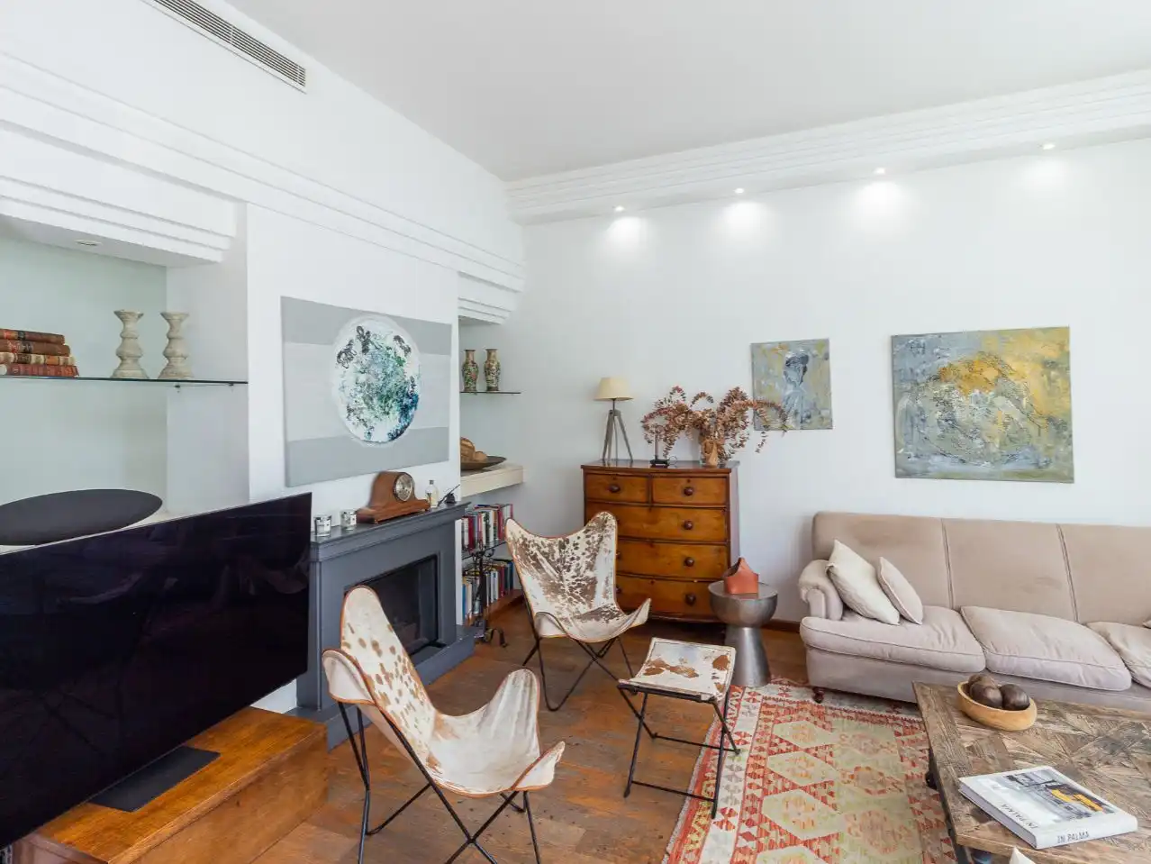 Living room of Houses for sale in Calvià  with Air Conditioner, Terrace and Swimming Pool