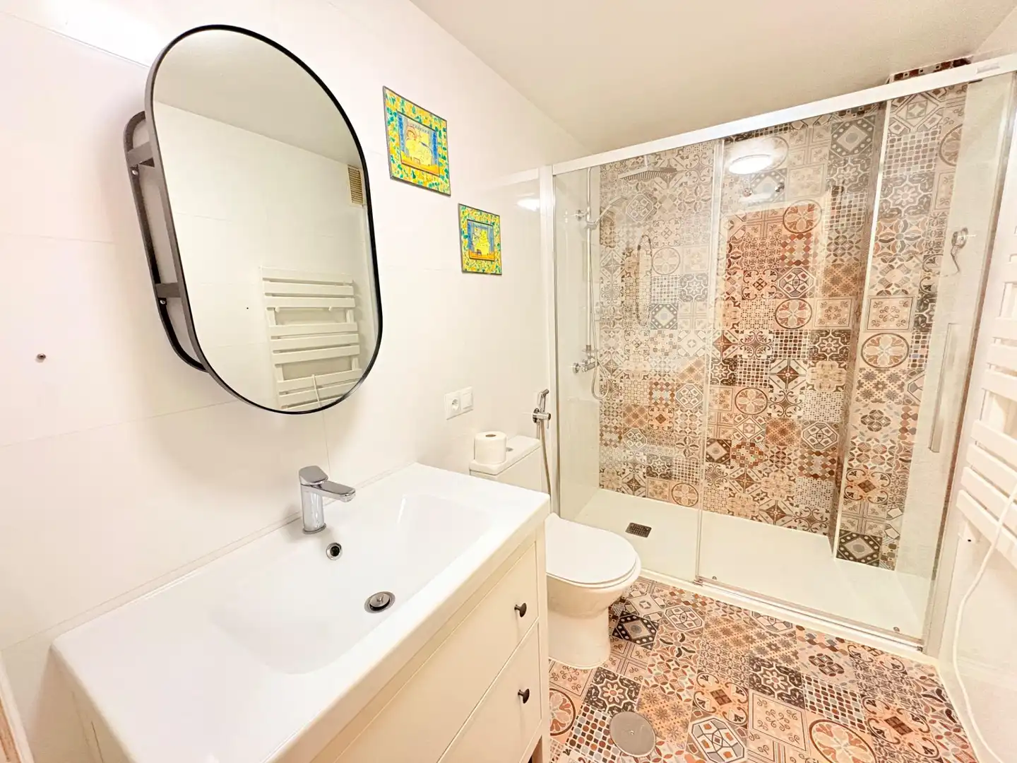 Bany de Apartament de lloguer en Ponferrada amb Aire condicionat, Calefacció i Terrassa