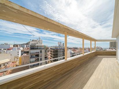 Terrassa de Àtic de lloguer en Alicante / Alacant amb Aire condicionat, Terrassa i Balcó