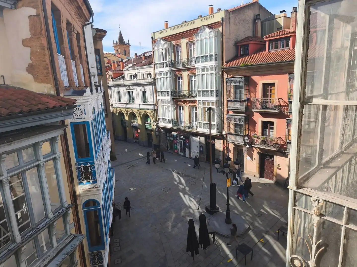 Exterior view of Flat for sale in Oviedo   with Swimming Pool