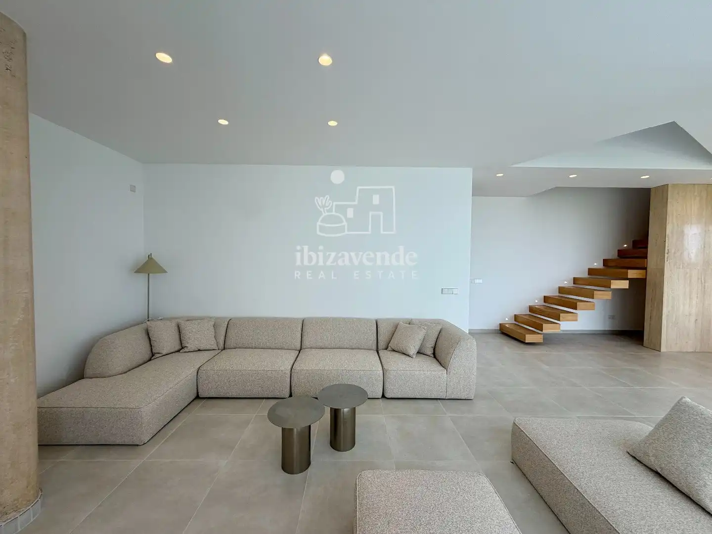 Sala d'estar de Casa o xalet de lloguer en Eivissa amb Piscina i Moblat