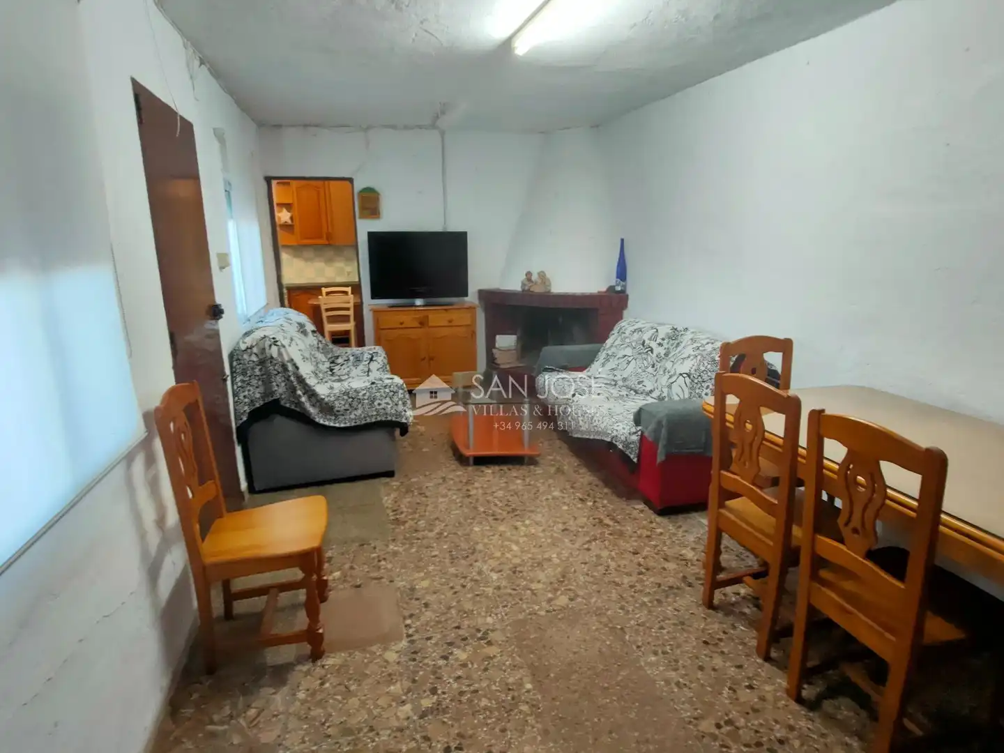 Sala d'estar de Casa o xalet en venda en Novelda amb Jardí privat, Terrassa i Traster