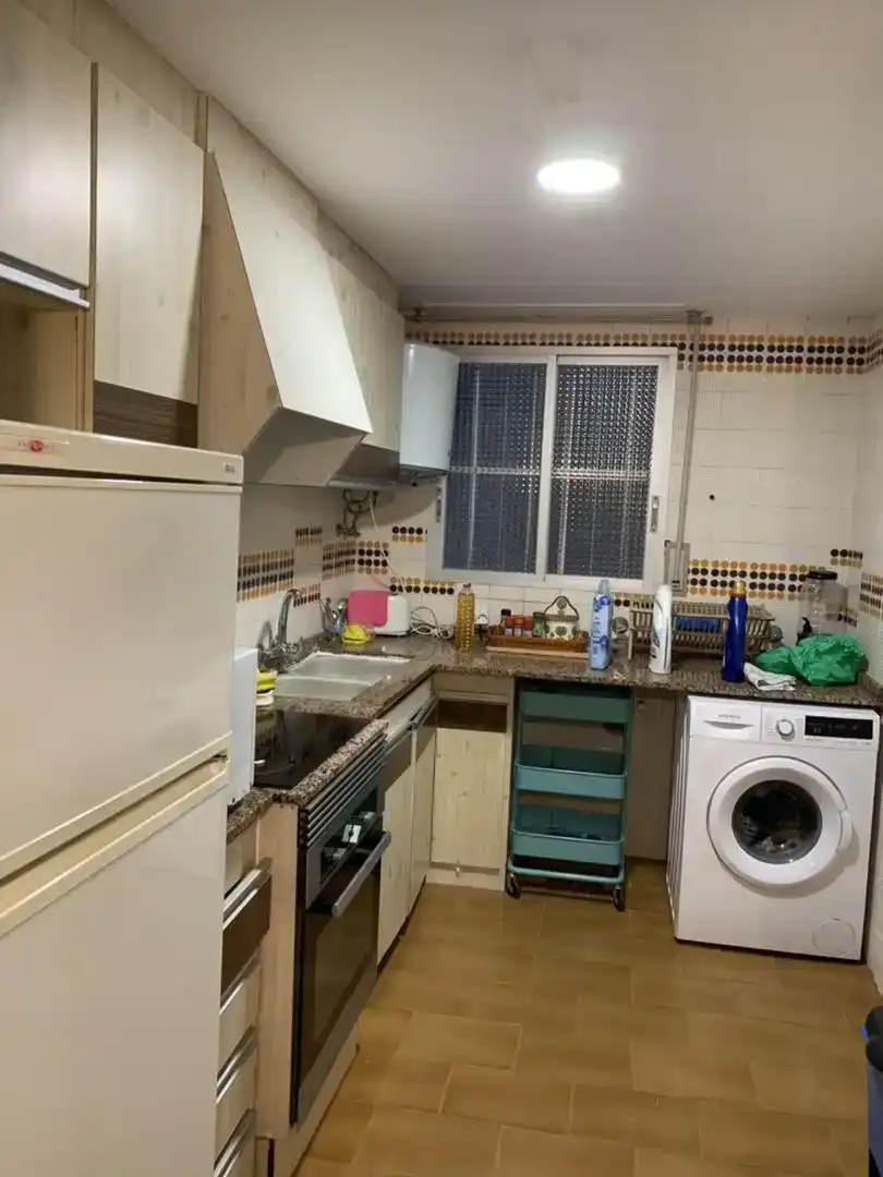 Kitchen of Flat for sale in Sueca  with Private garden, Swimming Pool and Furnished