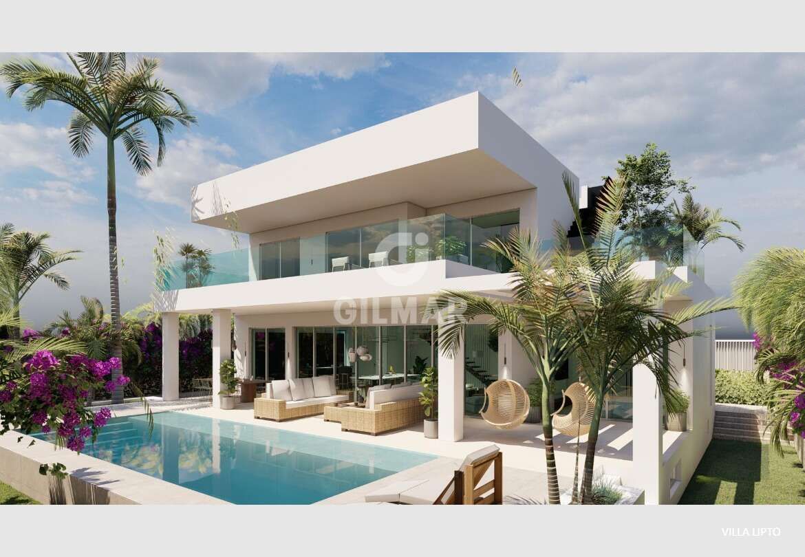 Exterior view of House or chalet for sale in Marbella  with Heating, Private garden and Swimming Pool