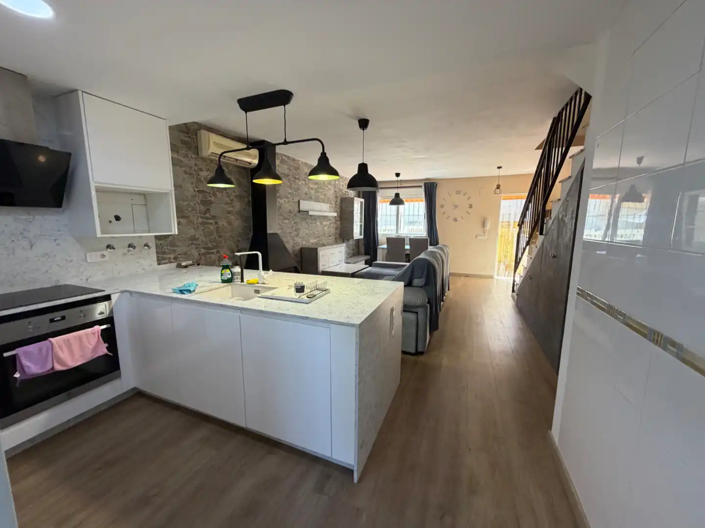 Kitchen of Detached homes for sale in Almazora / Almassora  with Air Conditioner, Parquet flooring and Terrace