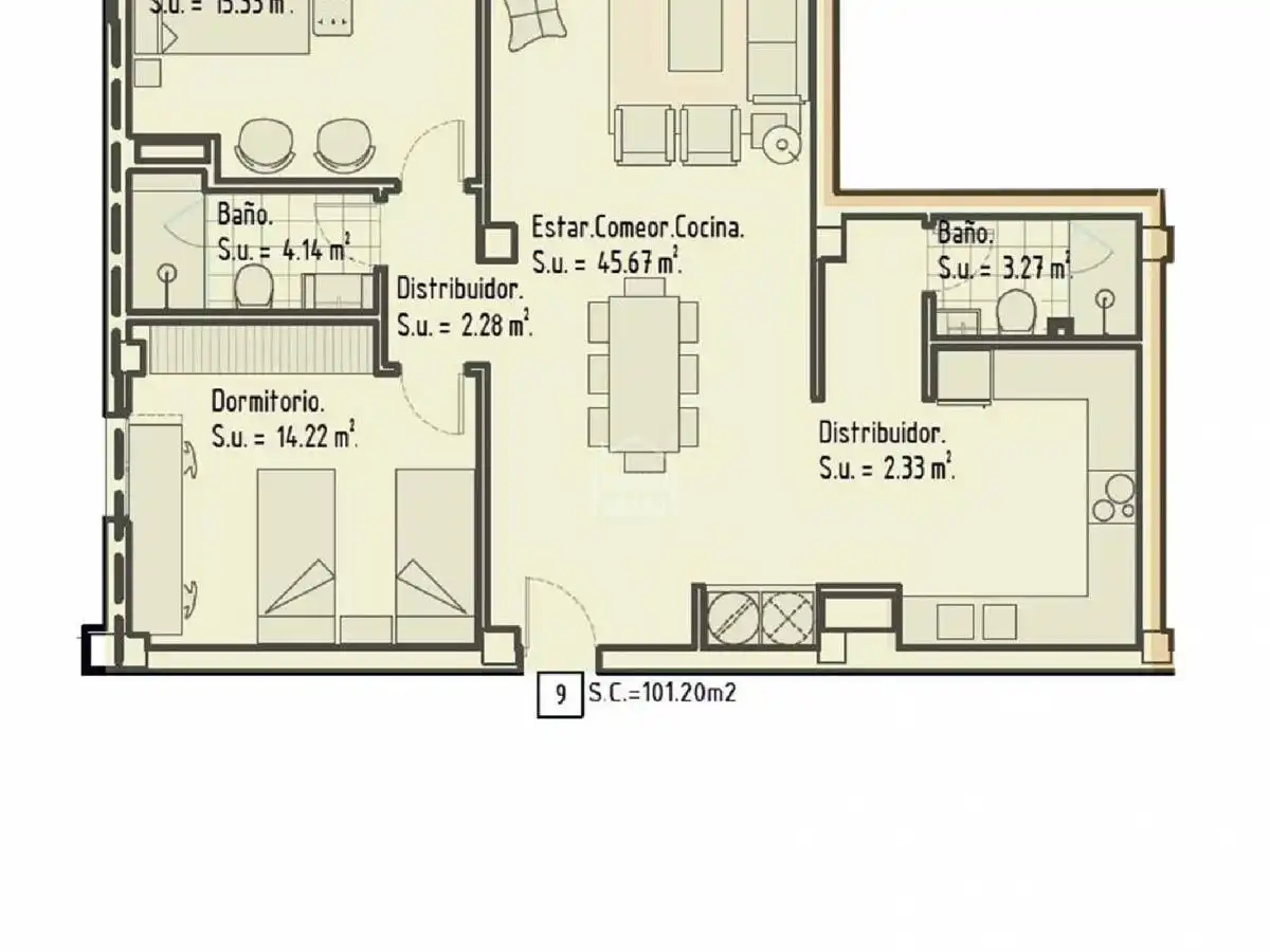 Apartment with lift for sale in Cala Bona, imagen 13