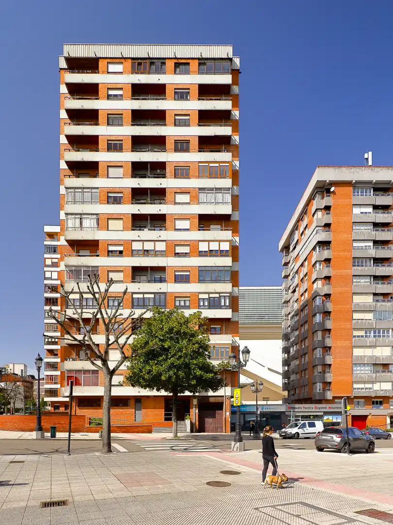 Exterior view of Flat for rent in Oviedo   with Heating, Parquet flooring and Terrace