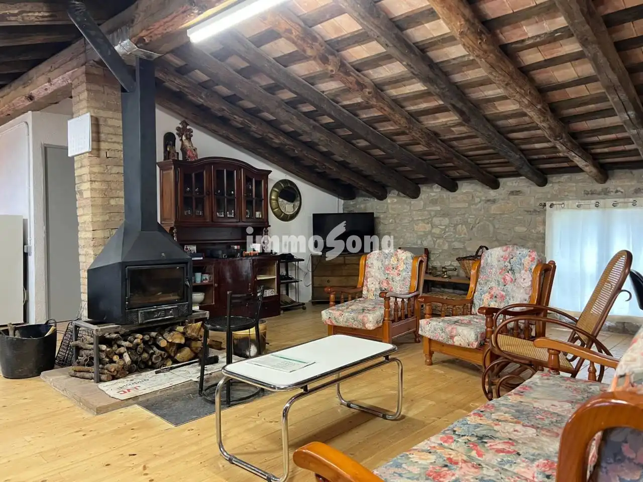 Sala de estar de Finca rústica en venta en Moià