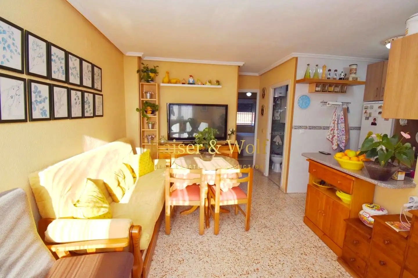 Sala de estar de Casa o chalet en venta en Santa Pola con Aire acondicionado, Terraza y Amueblado