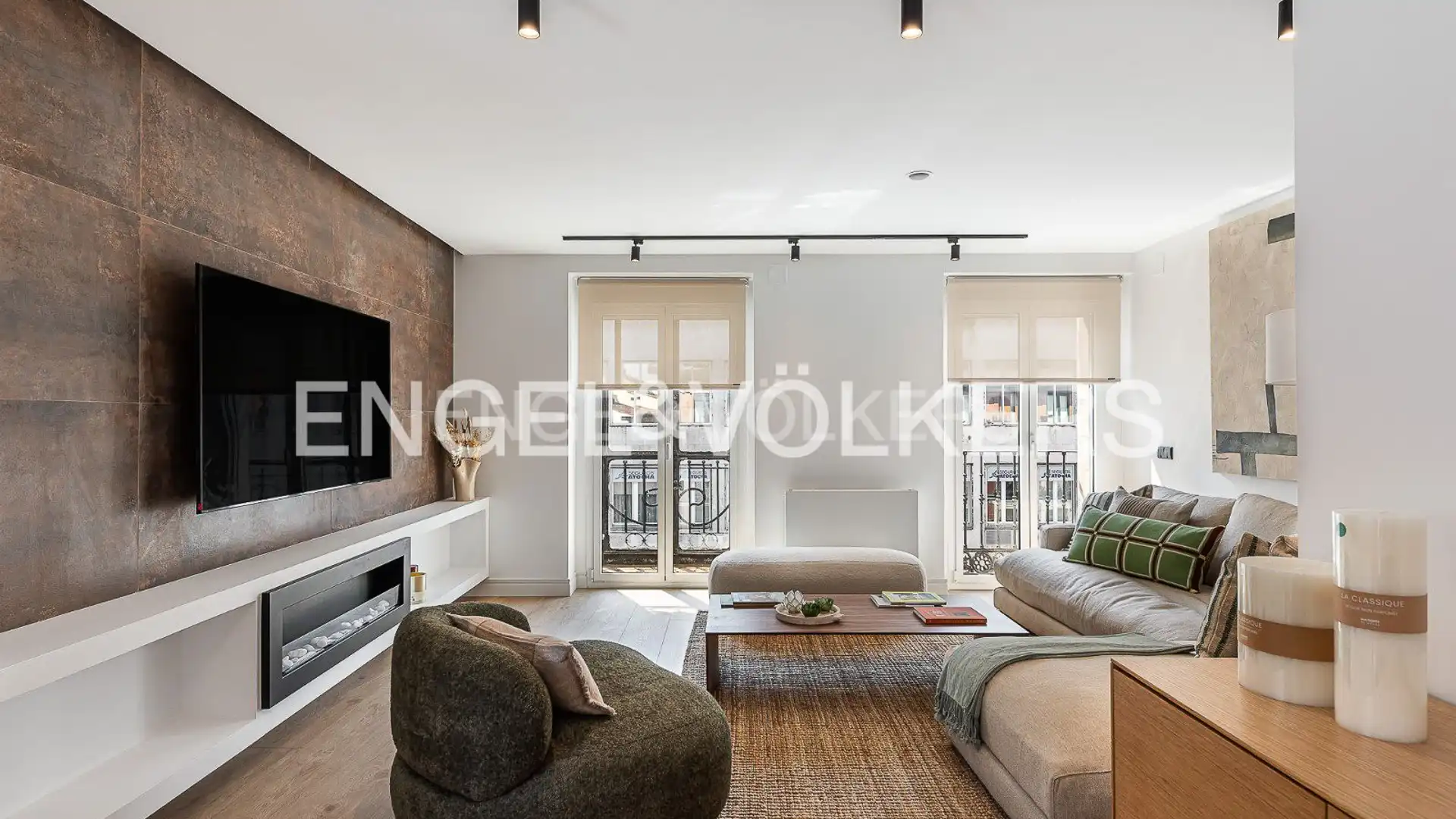 Sala de estar de Ático en venta en  Madrid Capital con Aire acondicionado, Calefacción y Balcón