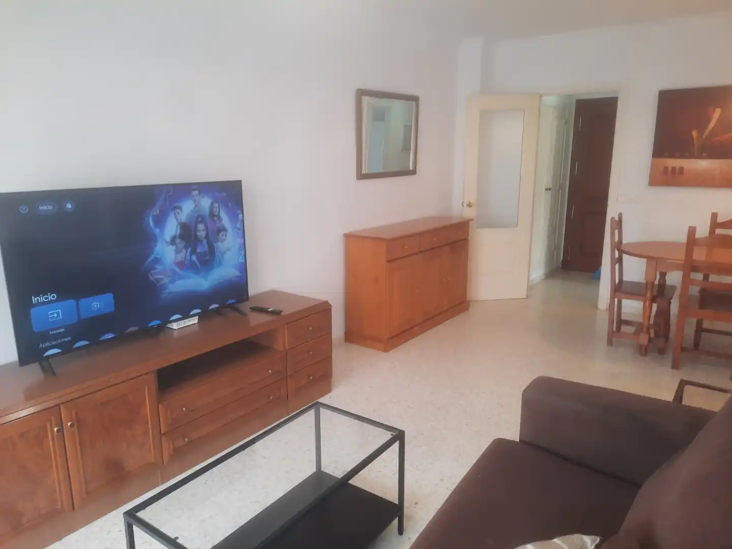 Wohnzimmer von Erdgeschoss zur Miete in Sanlúcar de Barrameda mit Terrasse, Schwimmbad und Balkon