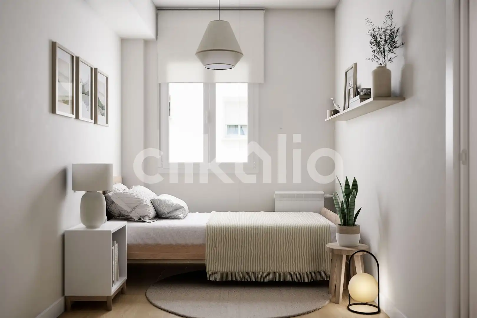 Bedroom of Flat for sale in Madrid  with Air Conditioner, Heating and Terrace