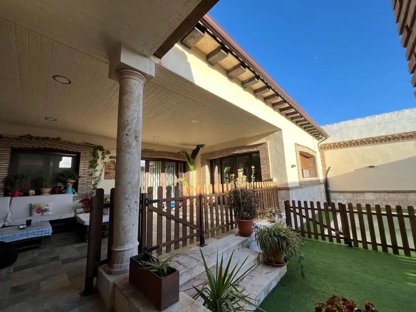 Terraza de Casa o chalet en venta en Arenas de San Juan  con Aire acondicionado, Jardín privado y Terraza