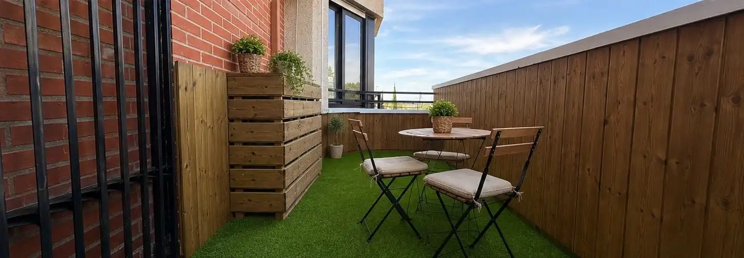 Terraza de Estudio de alquiler en Villaviciosa de Odón con Aire acondicionado, Calefacción y Terraza