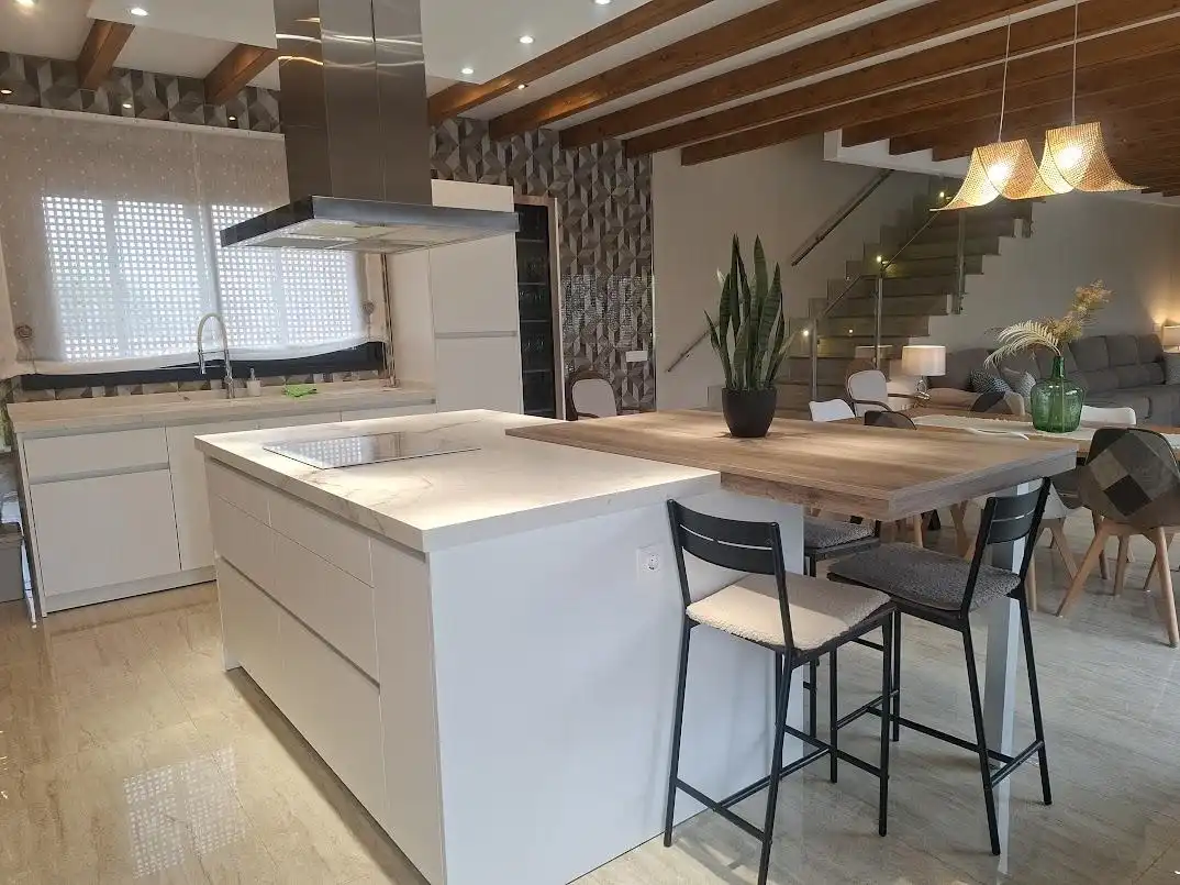 Kitchen of Houses for sale in Hontecillas  with Air Conditioner, Private garden and Terrace