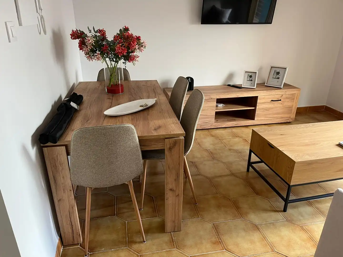 Esszimmer von Wohnung zur Miete in Puertollano mit Klimaanlage, Heizung und Möbliert