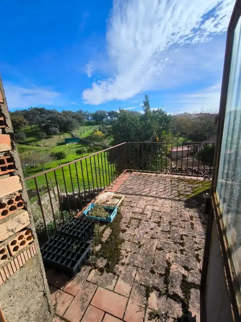Terrassa de Casa adosada en venda en Corteconcepción amb Jardí privat