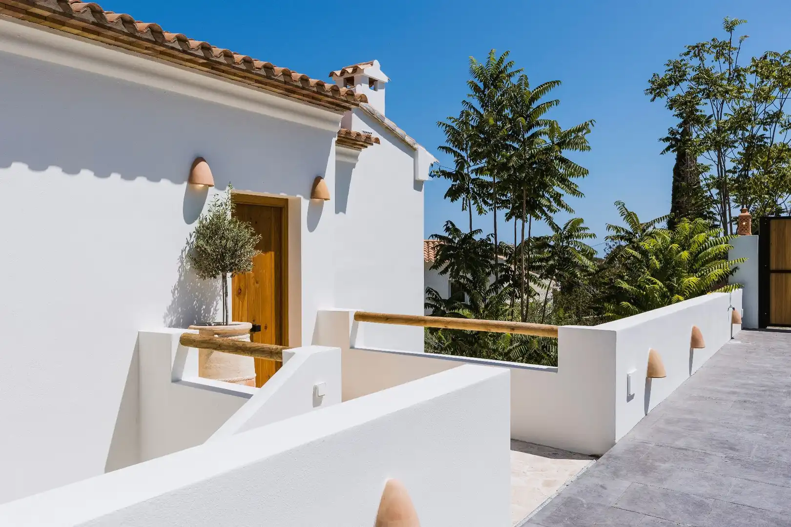 Exterior view of Houses for sale in Jávea / Xàbia  with Air Conditioner, Heating and Private garden