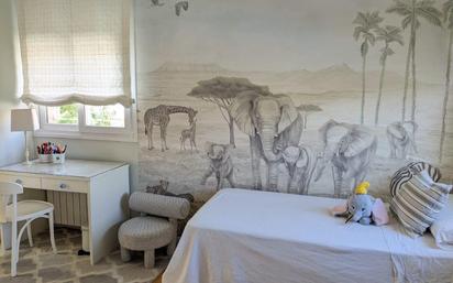 Bedroom of Single-family semi-detached to rent in  Madrid Capital  with Air Conditioner, Private garden and Terrace
