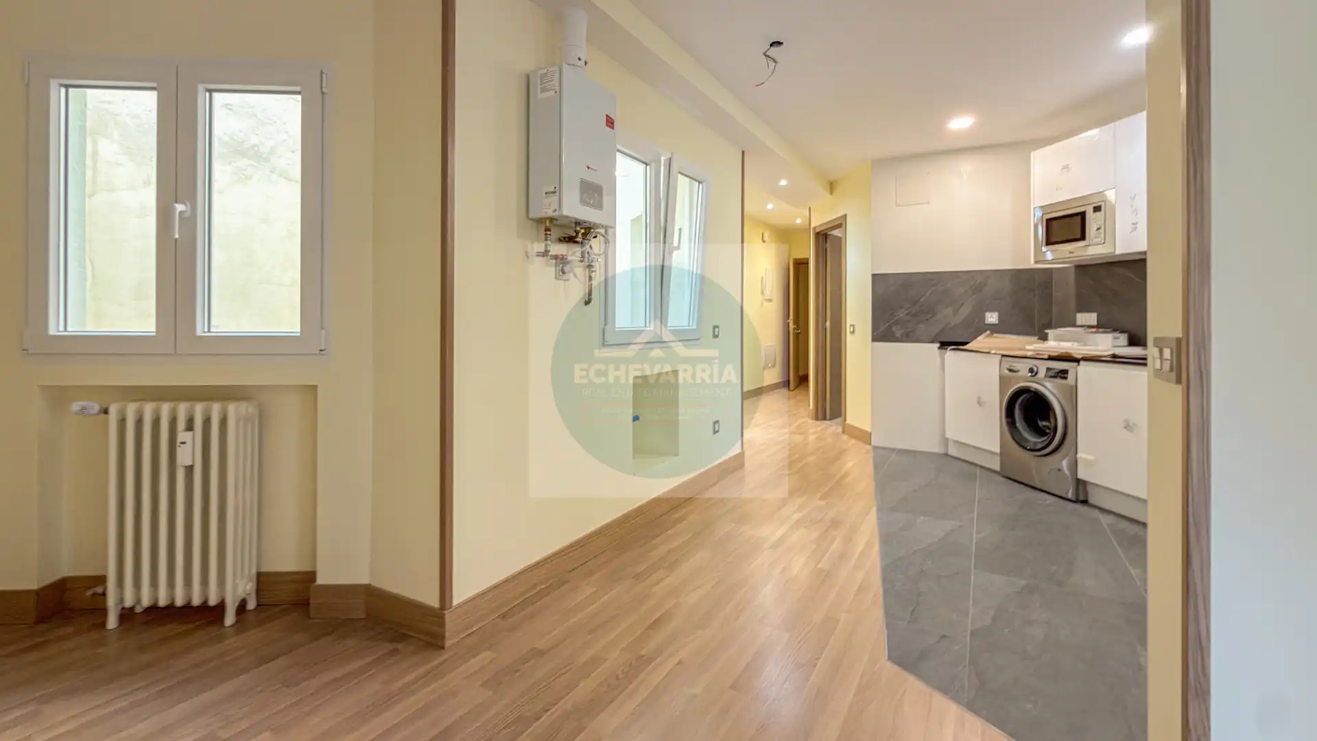 Kitchen of Flat for rent in Madrid  with Air Conditioner, Heating and Terrace
