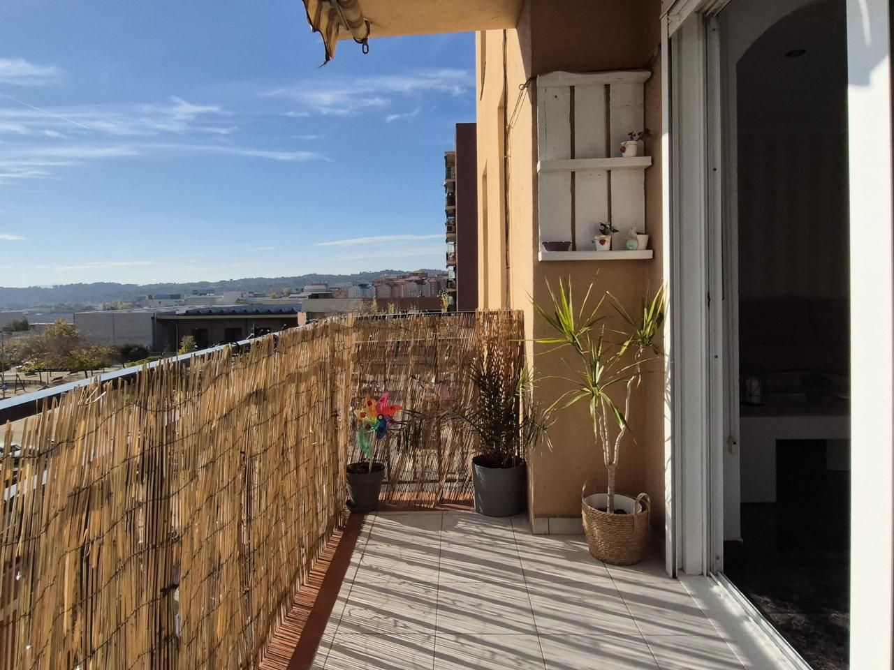 Balcony of Flat for sale in Terrassa  with Air Conditioner, Terrace and Furnished