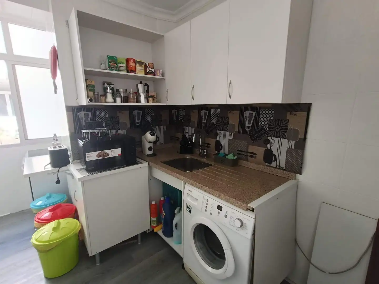 Cocina de Piso en venta en Málaga con Aire acondicionado y Amueblado