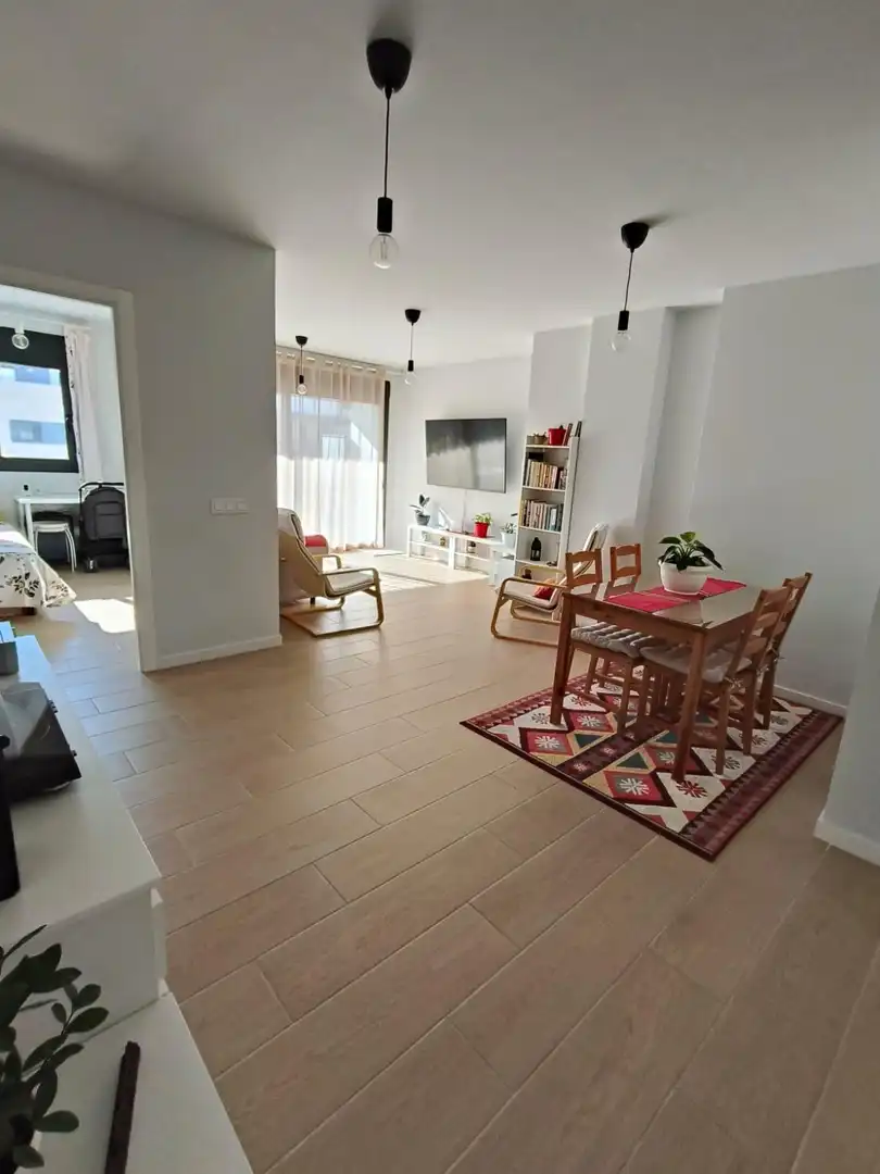 Sala de estar de Piso en venta en Olesa de Montserrat con Calefacción, Terraza y Balcón